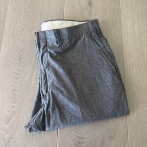 J. Press Chambray Pants Men's Size 33 (Unfinished) Cut #1044 Made In USA NWOT